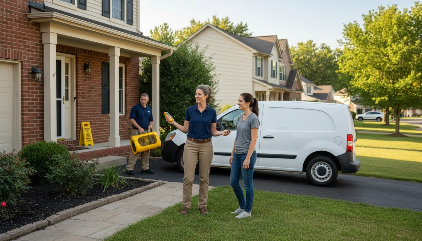 Residential water damage restoration in Scranton, PA